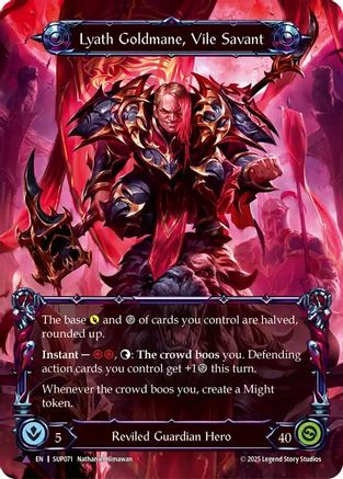 Lyath Goldmane, Vile Savant (Marvel) (SUP071) - Super Slam Cold Foil