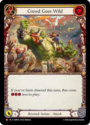 Crowd Goes Wild (SUP019) - Super Slam Rainbow Foil