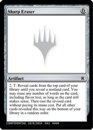 Sharp Eraser [Unknown Event]