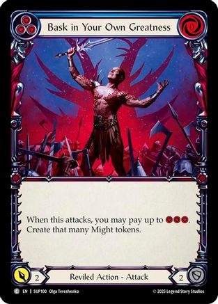 Bask in Your Own Greatness (Blue) (SUP100) - Super Slam