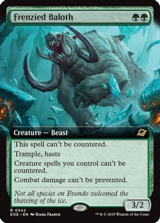 Frenzied Baloth (Extended Art) [Edge of Eternities]