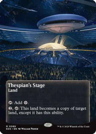 Thespian's Stage (0089) (Borderless) [Edge of Eternities: Stellar Sights]