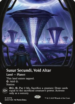 Susur Secundi, Void Altar (Borderless) (Galaxy Foil) [Edge of Eternities]