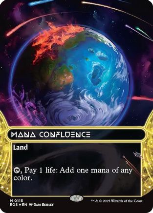 Mana Confluence (0115) (Borderless) (Galaxy Foil) [Edge of Eternities: Stellar Sights]
