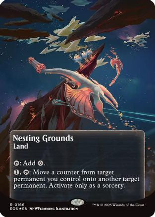 Nesting Grounds (0166) (Borderless) (Galaxy Foil) [Edge of Eternities: Stellar Sights]