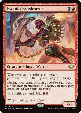 Evendo Brushrazer [Edge of Eternities Commander]