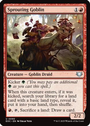 Sprouting Goblin [Edge of Eternities Commander]