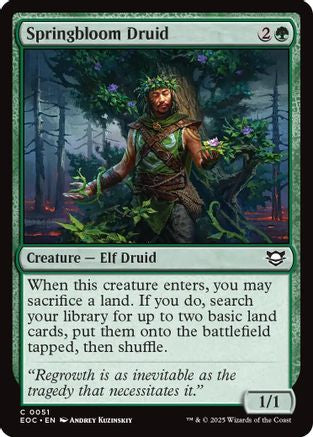 Springbloom Druid [Edge of Eternities Commander]