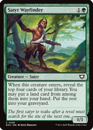 Satyr Wayfinder [Edge of Eternities Commander]