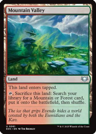 Mountain Valley [Edge of Eternities Commander]