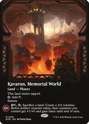 Kavaron, Memorial world (Borderless) [Edge of Eternities]