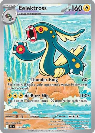 Eelektross 115/086  - Holofoil SV Black Bolt - Illustration Rare