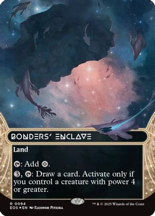 Bonders' Enclave (0094) (Borderless) (Galaxy Foil) [Edge of Eternities: Stellar Sights]