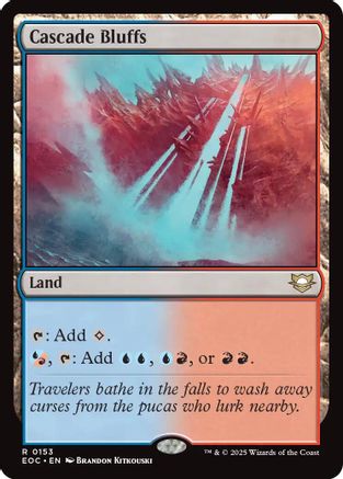 Cascade Bluffs [Edge of Eternities Commander]