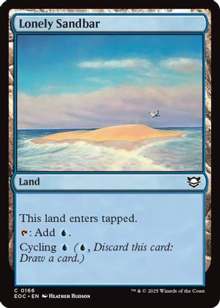 Lonely Sandbar [Edge of Eternities Commander]
