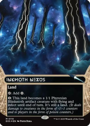 Inkmoth Nexus (0110) (Borderless) (Galaxy Foil) [Edge of Eternities: Stellar Sights]