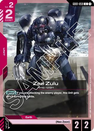 Zee Zulu (GD01-059) - Newtype Rising