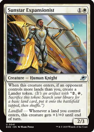 Sunstar Expansionist [Edge of Eternities]