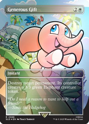 Generous Gift (2088) (Rainbow Foil) [Secret Lair Drop Series]