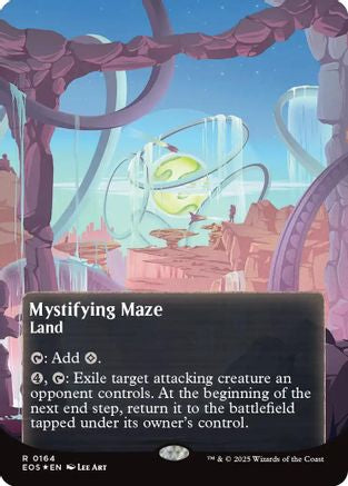 Mystifying Maze (0164) (Borderless) (Galaxy Foil) [Edge of Eternities: Stellar Sights]