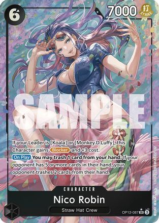 Nico Robin (Alternate Art) (OP12-087) - Legacy of the Master Foil