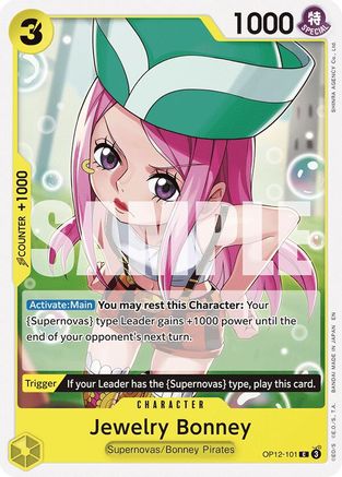 Jewelry Bonney (101) (OP12-101) - Legacy of the Master