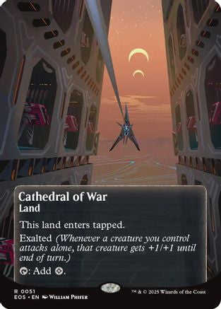 Cathedral of War (0051) (Borderless) [Edge of Eternities: Stellar Sights]