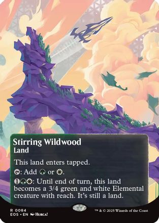 Stirring Wildwood (0084) (Borderless) [Edge of Eternities: Stellar Sights]