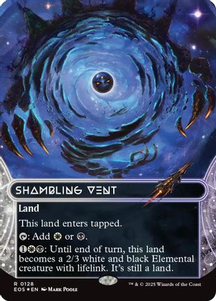 Shambling Vent (0128) (Borderless) (Galaxy Foil) [Edge of Eternities: Stellar Sights]