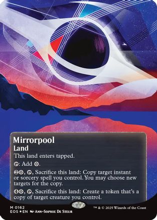 Mirrorpool (0162) (Borderless) (Galaxy Foil) [Edge of Eternities: Stellar Sights]