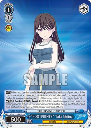 "FOOTPRINTS" Taki Shiina (PR) (BD/W125-PE12) - MyGO!!!!! x Ave Mujica