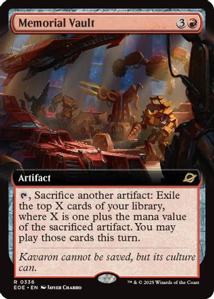 Memorial Vault (Extended Art) [Edge of Eternities]