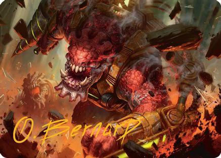 Full Bore Art Card (Gold-Stamped Signature) [Edge of Eternities Art Series]