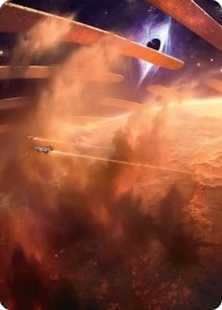 Adagia, Windswept Bastion Art Card [Edge of Eternities Art Series]