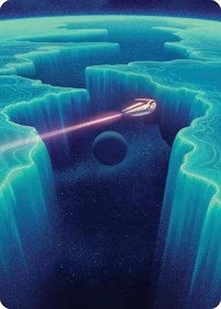 Cascading Cataracts Art Card (50/54) [Edge of Eternities Art Series]