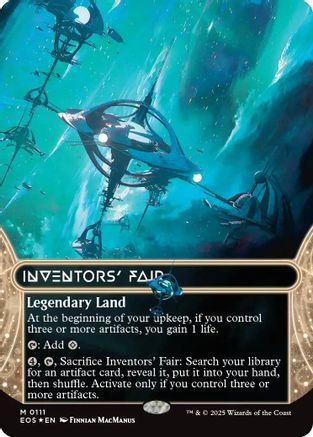 Inventors' Fair (0111) (Borderless) (Galaxy Foil) [Edge of Eternities: Stellar Sights]