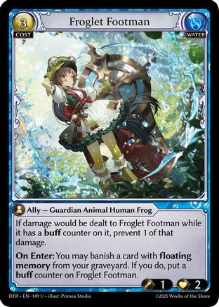 Froglet Footman (149) - Distorted Reflections
