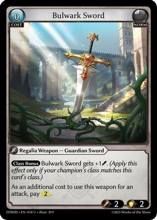 Bulwark Sword (10) - Distorted Reflections Starter Decks