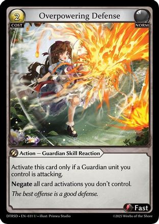 Overpowering Defense (31) - Distorted Reflections Starter Decks