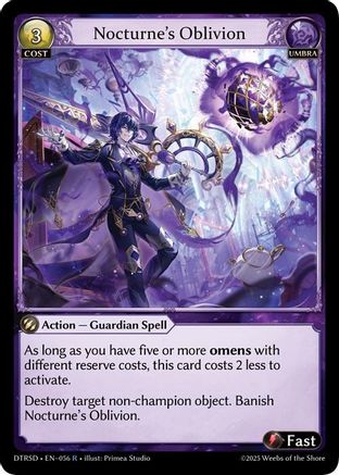 Nocturne's Oblivion (56) - Distorted Reflections Starter Decks