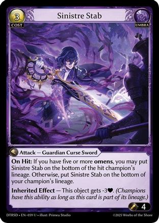 Sinistre Stab (59) - Distorted Reflections Starter Decks