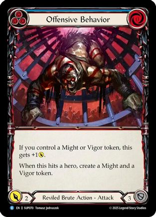 Offensive Behavior (SUP070) - Super Slam Rainbow Foil