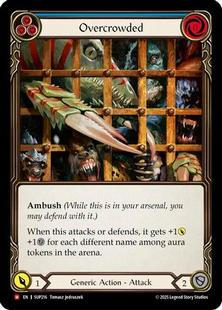 Overcrowded (SUP216) - Super Slam Rainbow Foil