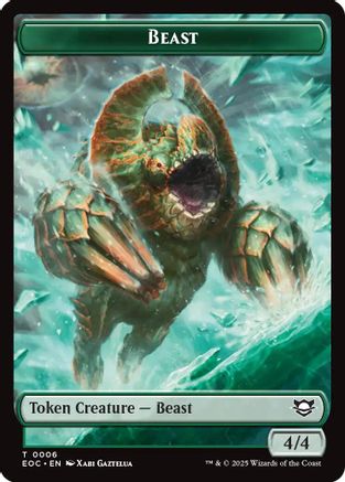 Beast (0006) // Pest Double-Sided Token [Edge of Eternities Commander Tokens]