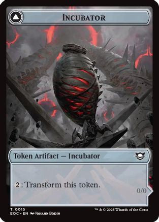 Incubator // Phyrexian Double-Sided Token (EOC-15 // 15) - Commander: Edge of Eternities Foil