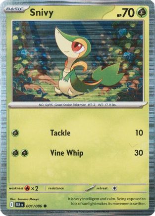Snivy 001/086  - Holofoil Miscellaneous Cards & Products - Common