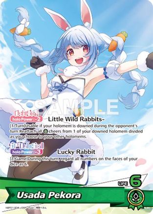 Usada Pekora (OSR) (hBP01-004) - Blooming Radiance Foil