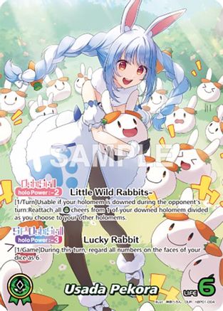 Usada Pekora (OUR) (hBP01-004) - Blooming Radiance Foil