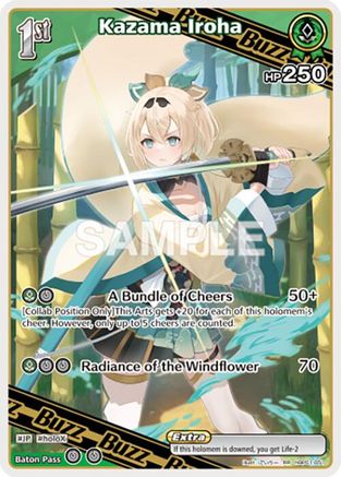 Kazama Iroha (RR) (hBP01-051) - Blooming Radiance Foil