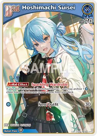 Hoshimachi Suisei (S) (hBP01-077) (hBP01-077) - Blooming Radiance Foil